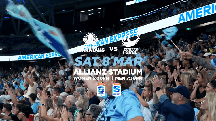 Waratahs v Force: SAT 8 MAR