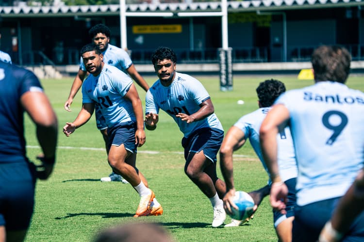 Isaac Kailea (centre): Working hard with every minute to be the best he can be 