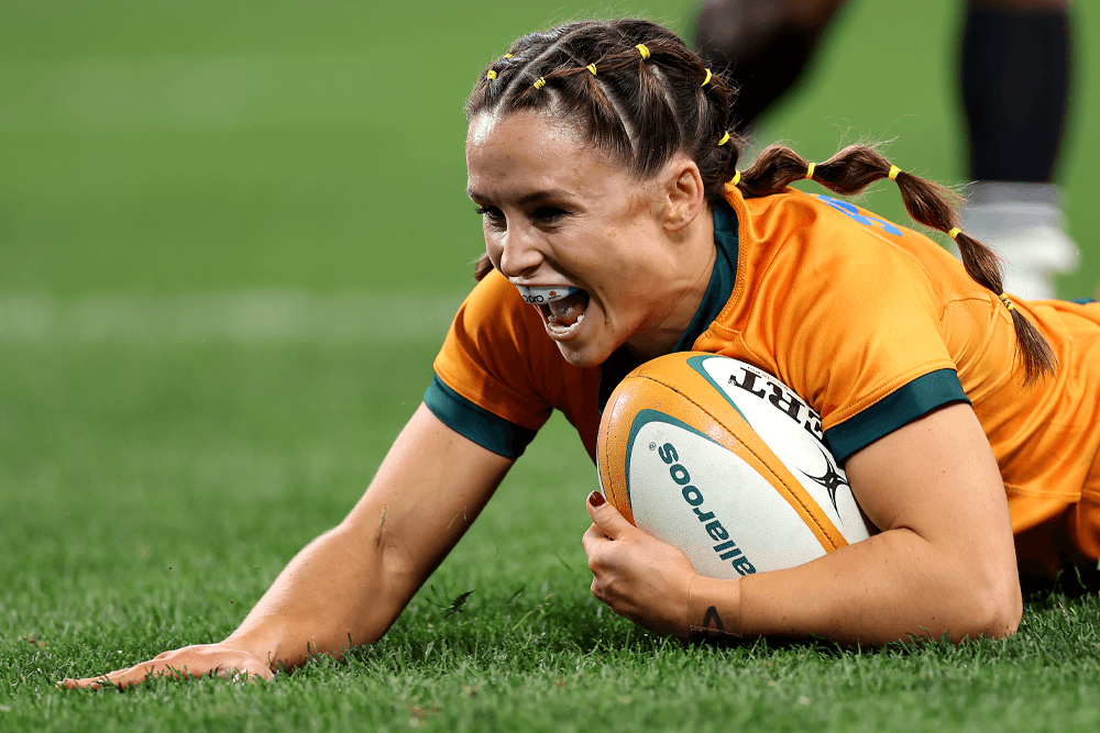 Desiree Miller was on fire for the Wallaroos.