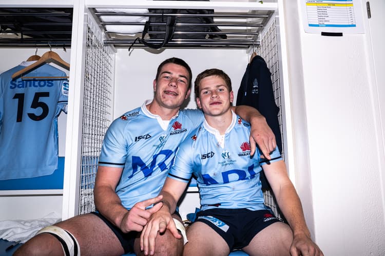 Ready to face NSW Pasifica Under 20s: Eamon Doyle (left), who will captain NSW Waratahs Under 20s, and Joey Fowler (right)