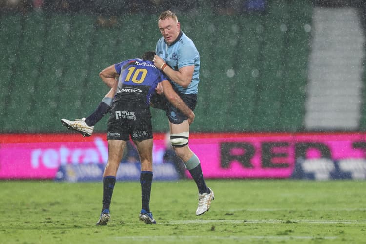 From the wet and physicality of a Western Force nail biter, Hugh Sinclair believes the winning momentum can carry through to Saturday against the Blues