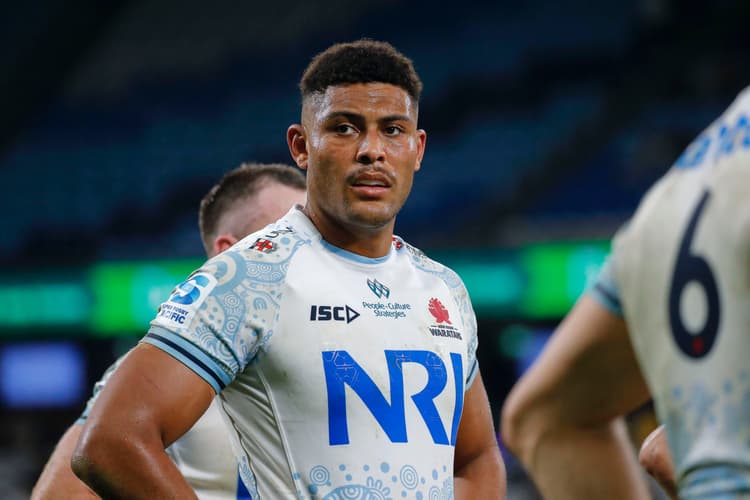 Miles Amatosero offers valuable height and power to the NSW Waratahs