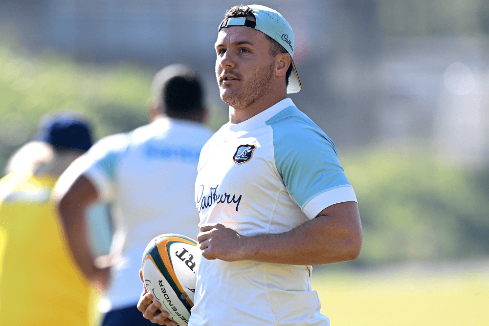 Dylan Pietsch in Wallabies camp.