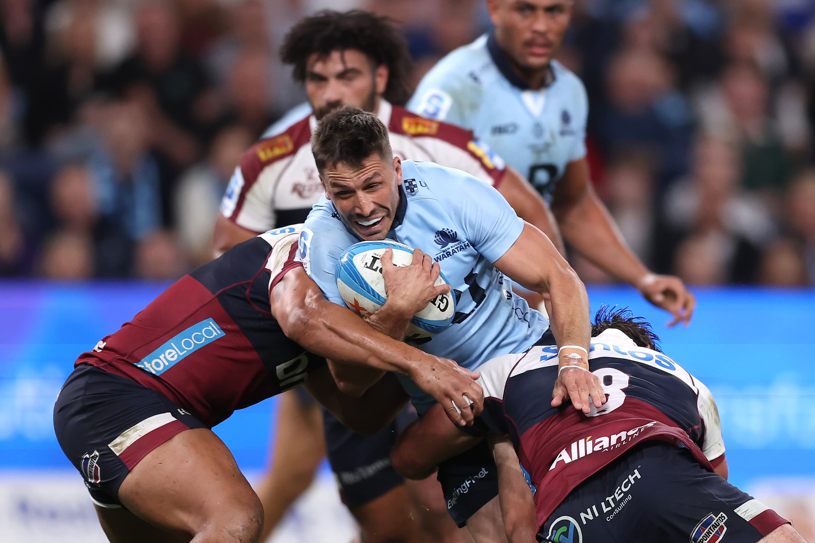 Jake Gordon: The NSW Waratahs captain and scrumhalf scored the side's second of three tries