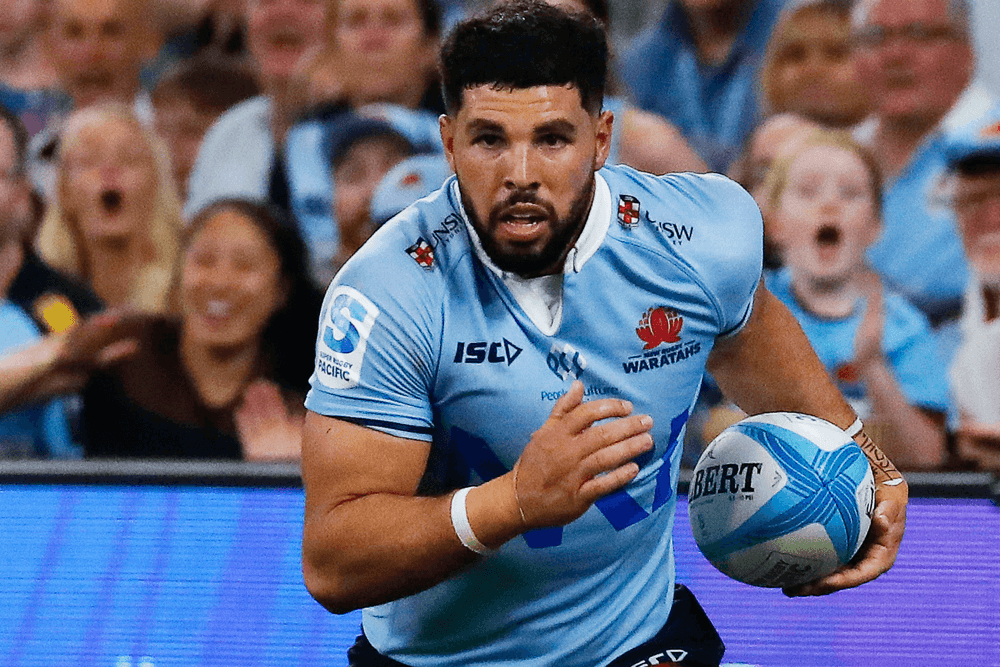 Triston Reilly on the burst at Allianz Stadium